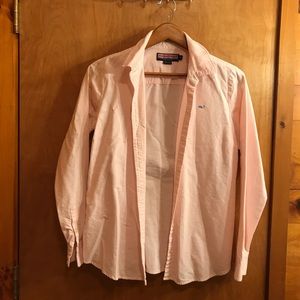 Vineyard vines button down - light pink - size 8